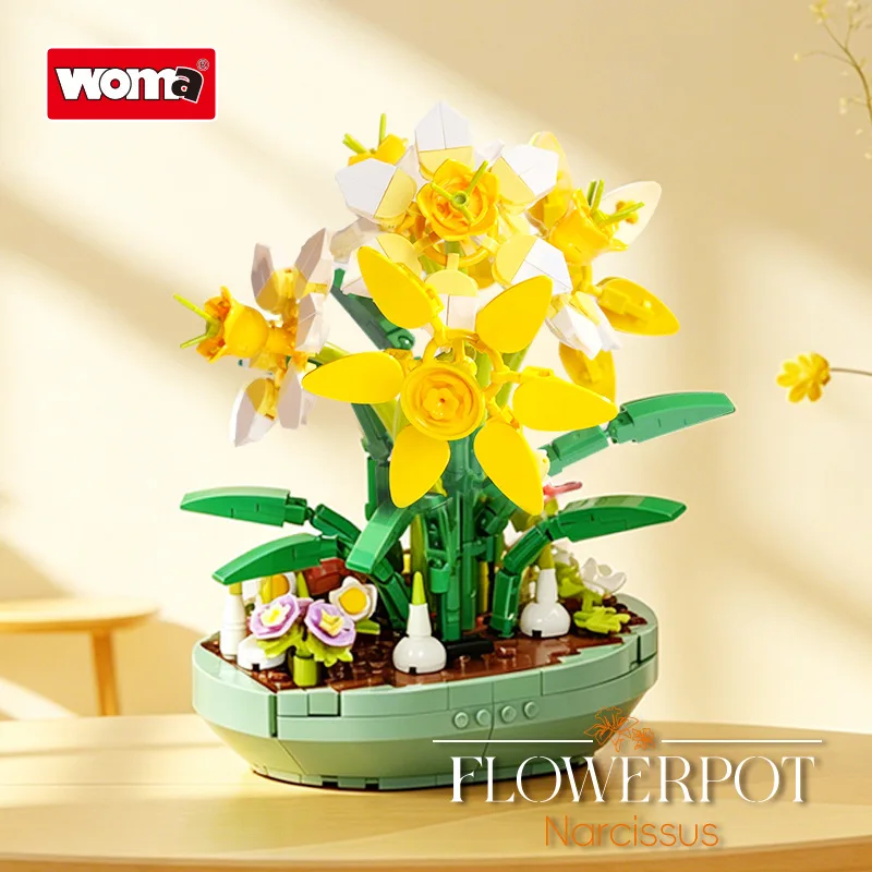 Конструктор-имитация нарцисса  – обзор и цена Plant Parent Pot