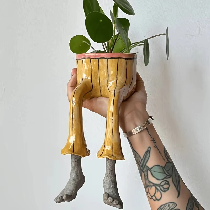 Керамическое кашпо в форме сид – обзор и цена Plant Parent Pot